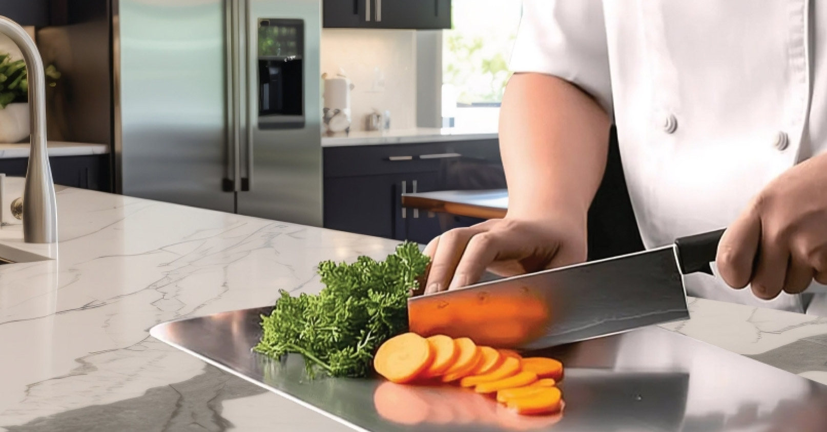 Stainless Steel Chopping Board